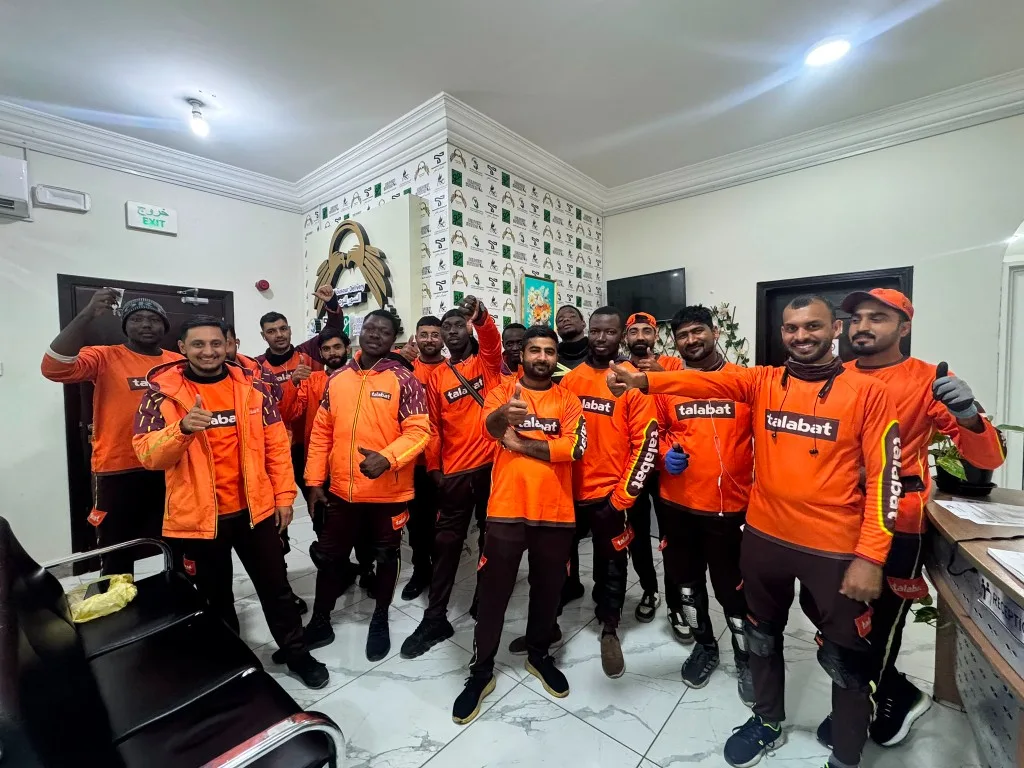 Al Nousour couriers team group photo